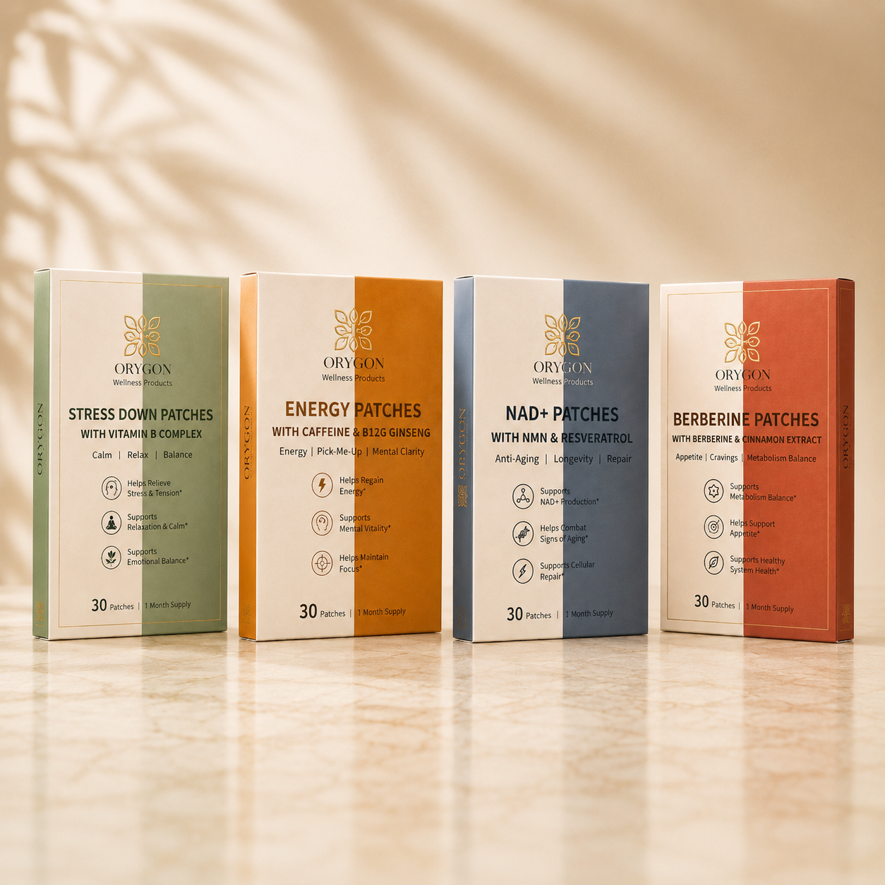 ORYGON wellness patch collection